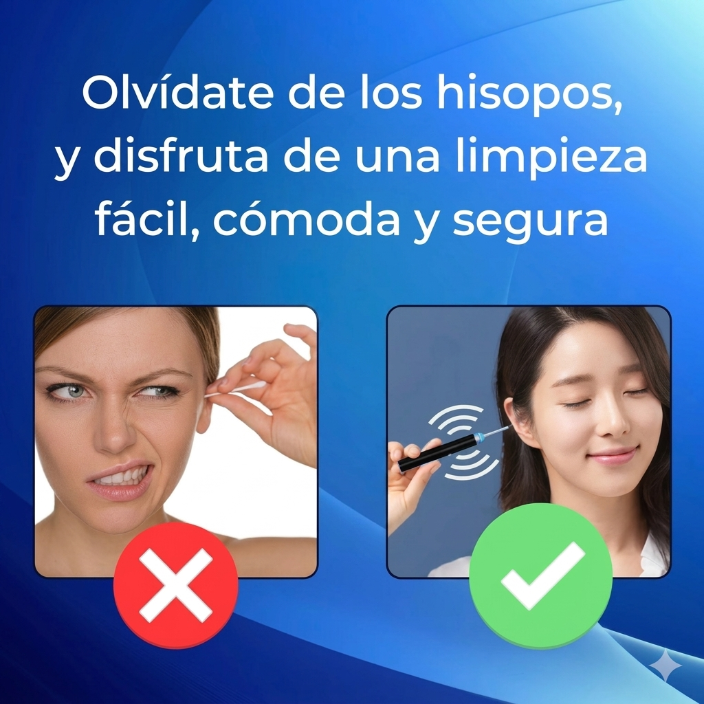 Limpiador de Oídos con Cámara HD hisocam™